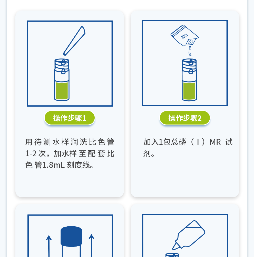 总磷测定试剂盒（0.1-5mg/L） 测定步骤